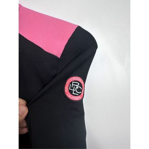 Lauren Ralph Lauren Jacket Womens Full Zip Pink/Black Long Sleeve Logo Size Smal - Picture 8 of 12